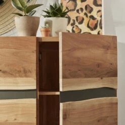 Dressoir Boomstam Acacia -BEPUREHOME Winkel kave home laforma cc0470m43 uxia houten dressoir met boomstam 06