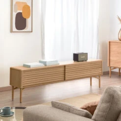 Retro Tv-meubel Eiken