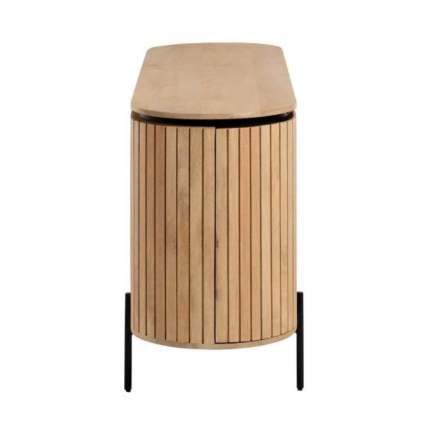 Ovaal Dressoir Van Mango Hout 7 Ovaal Dressoir Van Mango Hout - Afbeelding 5