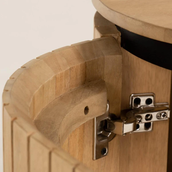 Ovaal Dressoir Van Mango Hout 9 Ovaal Dressoir Van Mango Hout - Afbeelding 7