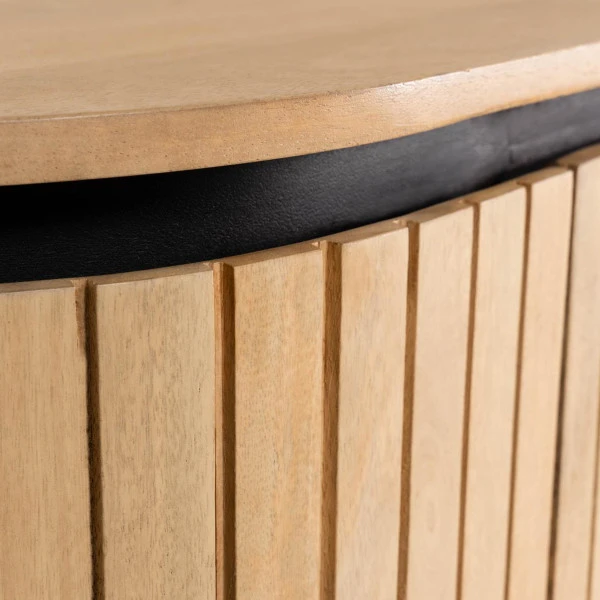 Ovaal Dressoir Van Mango Hout 10 Ovaal Dressoir Van Mango Hout - Afbeelding 8