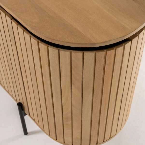 Ovaal Dressoir Van Mango Hout 11 Ovaal Dressoir Van Mango Hout - Afbeelding 9