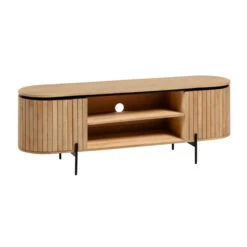 Tv-meubel Ovaal Mangohout