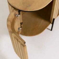 Tv-meubel Ovaal Mangohout -BEPUREHOME Winkel kave home licia ovaal tv meubel van mangohout 02 1