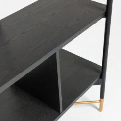 Zwart Essenhouten Wandrek -BEPUREHOME Winkel kave home milian zwart essenhouten wandrek 03