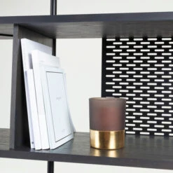 Zwart Essenhouten Wandrek -BEPUREHOME Winkel kave home milian zwart essenhouten wandrek 04