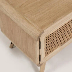 Rotan Tv-meubel Hout -BEPUREHOME Winkel kave home nalu houten tv meubel met webbing 07