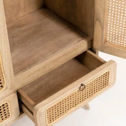 Webbing Kast Naturel Rotan 17 Webbing Kast Naturel Rotan -BEPUREHOME Winkel kave home nalu houten wandkast met webbing 06