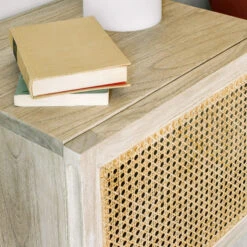 Rotan Webbing Nachtkastje -BEPUREHOME Winkel kave home rexit rotan webbing nachtkastje 09