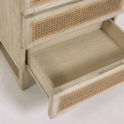 Rotan Webbing Smalle Ladekast -BEPUREHOME Winkel kave home rexit rotan webbing smalle ladekast 04