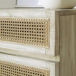 Rotan Webbing Smalle Ladekast -BEPUREHOME Winkel kave home rexit rotan webbing smalle ladekast 05