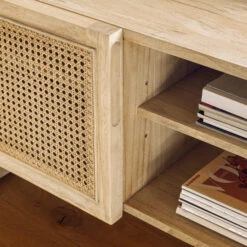 Tv-meubel Rotan Webbing -BEPUREHOME Winkel kave home rexit rotan webbing tv meubel 10