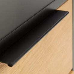 Nachtkastje Zwart Met Eiken -BEPUREHOME Winkel kave home savoi nachtkastje zwart met eiken 04