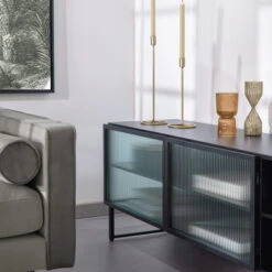 Zwart Tv-meubel Met Ribbelglas 17 Zwart Tv-meubel Met Ribbelglas -BEPUREHOME Winkel kave home trixie zwart tv meubel met ribbelglas 04