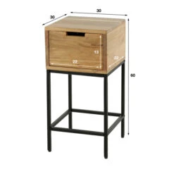 Klein Nachtkastje Acaciahout -BEPUREHOME Winkel klein nachtkastje acaciahout vico giani 07