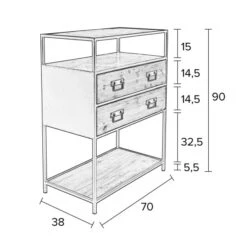 Ladenkast Metaal En Hout -BEPUREHOME Winkel ladenkast metaal en hout samuel lumz home 07