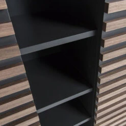 Mat Grijze Kast Met Hout 13 Mat Grijze Kast Met Hout -BEPUREHOME Winkel laforma mahon metalen kast met hout 04