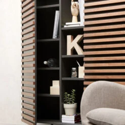 Mat Grijze Kast Met Hout 14 Mat Grijze Kast Met Hout -BEPUREHOME Winkel laforma mahon metalen kast met hout 05