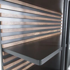 Open Wandrek Mat Grijs -BEPUREHOME Winkel laforma mahon open metalen boekenkast 03