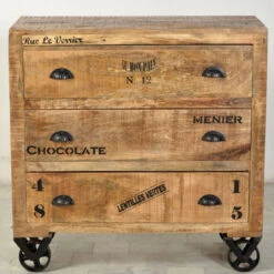 Robuuste Ladekast Industrieel -BEPUREHOME Winkel lavis porter industriele ladekast met tekst 01