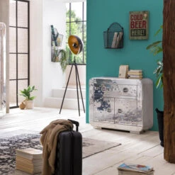 Aluminium Dressoir Zilver