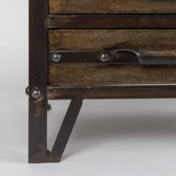 Metalen Vitrinekast Vintage -BEPUREHOME Winkel metalen vitrinekast otis lumz home 06