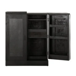 Zwarte Drankkast Bartafel 16 Zwarte Drankkast Bartafel -BEPUREHOME Winkel must living connaught zwarte drankkast bartafel 02