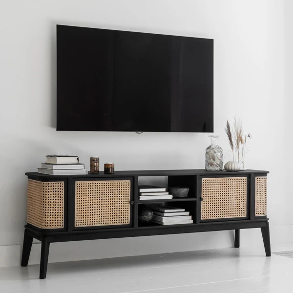 Webbing Tv-meubel Ronde Hoeken 3 Webbing Tv-meubel Ronde Hoeken