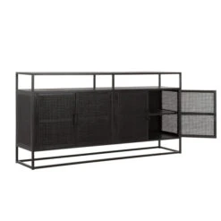 Dressoir Zwart Rotan -BEPUREHOME Winkel must living spiderman dressoir zwart rotan 04