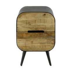 Nachtkastje Met 2 Mangohouten Lades -BEPUREHOME Winkel nachtkastje met 2 mangohouten lades carve giani 04