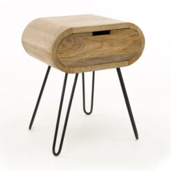 Nachtkastje Met Ronde Hoeken Mango Hout -BEPUREHOME Winkel nachtkastje met ronde hoeken mango hout barrel giani 03