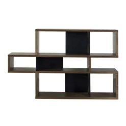 Lage Boekenkast Walnoot 100 Cm