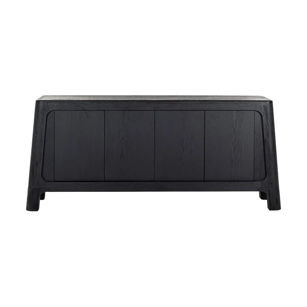 Zwart 4-deurs Dressoir 3 Zwart 4-deurs Dressoir