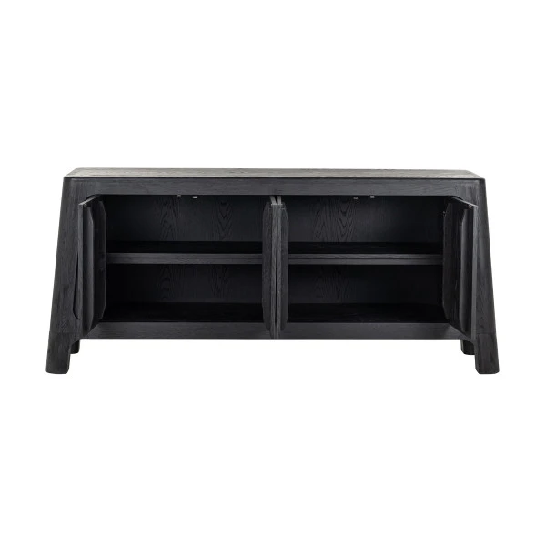 Zwart 4-deurs Dressoir 5 Zwart 4-deurs Dressoir - Afbeelding 3