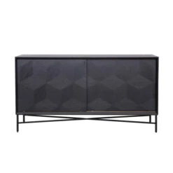 Dressoir Van Zwart Hout -BEPUREHOME Winkel richmond interiors blax dressoir van zwart hout 03