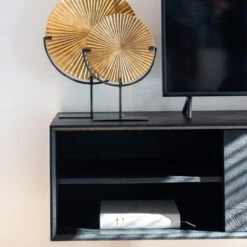 Tv-meubel Van Zwart Hout -BEPUREHOME Winkel richmond interiors blax tv meubel van zwart hout 12