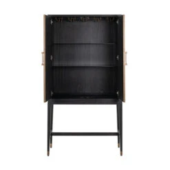 Design Wandkast Leer -BEPUREHOME Winkel richmond interiors bloomingville design wandkast leer 04