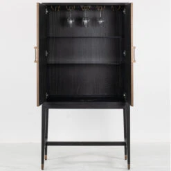 Design Wandkast Leer -BEPUREHOME Winkel richmond interiors bloomingville design wandkast leer 06