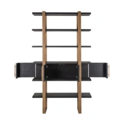 Wandkast Hout En Goud -BEPUREHOME Winkel richmond interiors cambon wandkast hout en goud 04