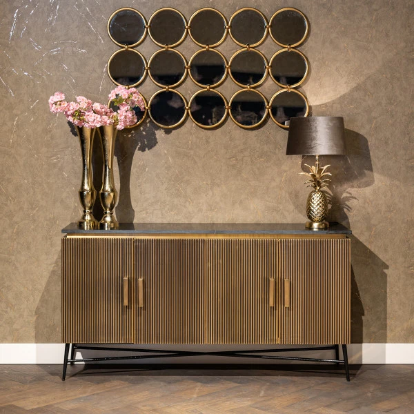 Dressoir Goud Met Marmer 3 Dressoir Goud Met Marmer