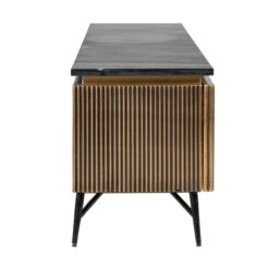 Tv-meubel Messing En Marmer -BEPUREHOME Winkel richmond interiors ironville tv meubel messing en marmer 02