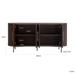 Ovaal Dressoir -BEPUREHOME Winkel richmond interiors luxor ovaal dressoir 05