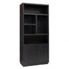 Boekenkast Zwart Eiken -BEPUREHOME Winkel richmond interiors oakura boekenkast zwart eiken links 01 1