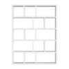 Roomdivider Met 15 Vakken -BEPUREHOME Winkel roomdivider tundo heitor 15v wit 800x800 1