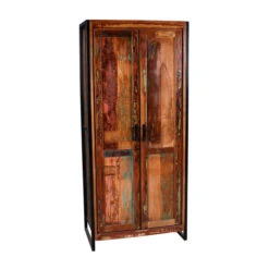 Sloophouten Kast Met Planken -BEPUREHOME Winkel sloophouten wandkast met planken ary lavis 06