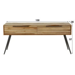 Speels Tv-meubel Teakhout -BEPUREHOME Winkel speels tv meubel teakhout teca strip giani 07