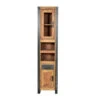 Smalle Vitrinekast Van Sheesham Hout -BEPUREHOME Winkel staande kast lavis havel 01 800x800 1