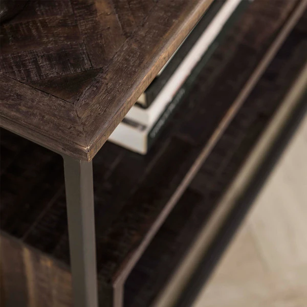 Teakhouten Tv-meubel Versailles 4 Teakhouten Tv-meubel Versailles - Afbeelding 2