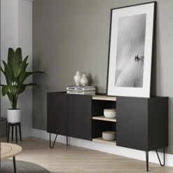 Dressoir Met Eiken -BEPUREHOME Winkel temahome nina eiken dressoir 08