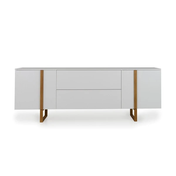 Breed Dressoir Modern Met Eiken 4 Breed Dressoir Modern Met Eiken - Afbeelding 2